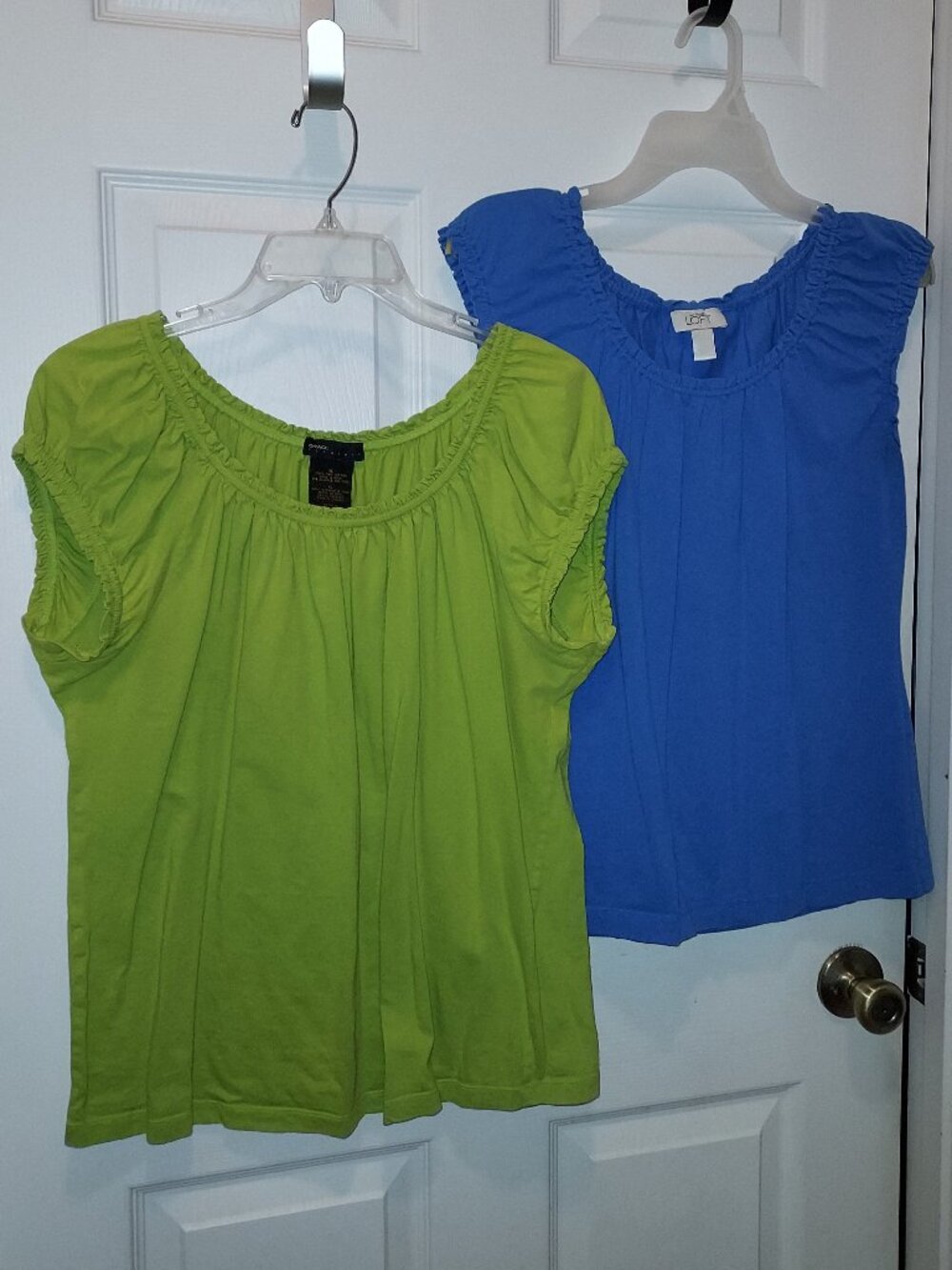 LOT Scoop Elastic Neckline BOHO Shirts Ann Taylor & Grace Elements Ladies L/XL